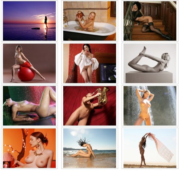 Nude, Erotic Wallpapers по мотивам сетов ведущих эротических студий и журналов
