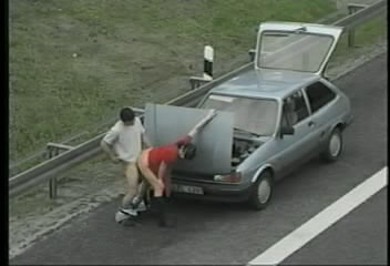 Public Sex with Prostitute on Road / Секс с проституткой на дороге
