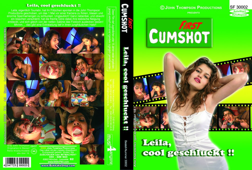 First cumshot - Leila, cool geschluckt / Лейла, Классно Сосёшь!